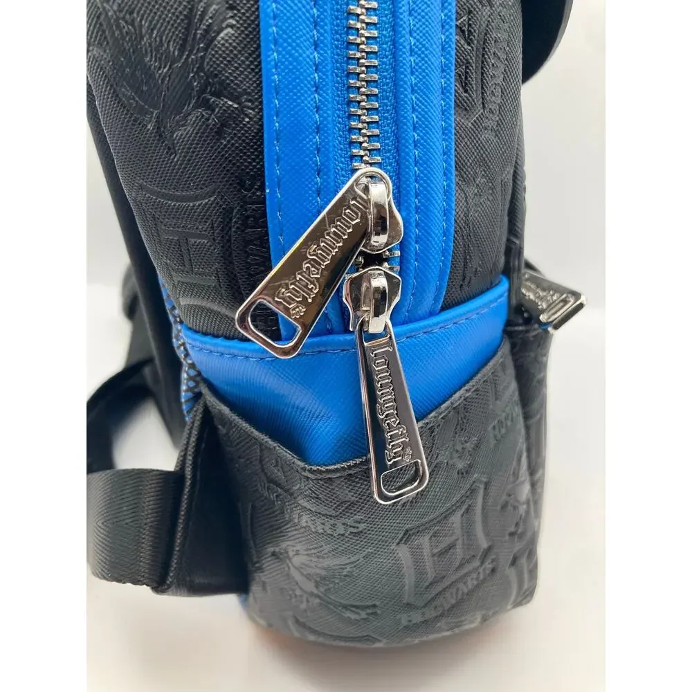 Harry Potter Ravenclaw House Plaid Blue Black Loungefly Mini Backpack